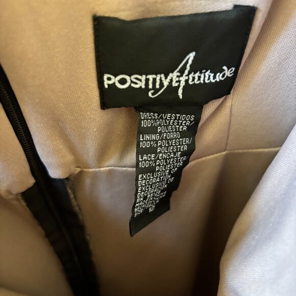 Vintage LBD Double Layer Sequin V-Neck Semi Formal Cocktail Dress - Picture 2 of 4